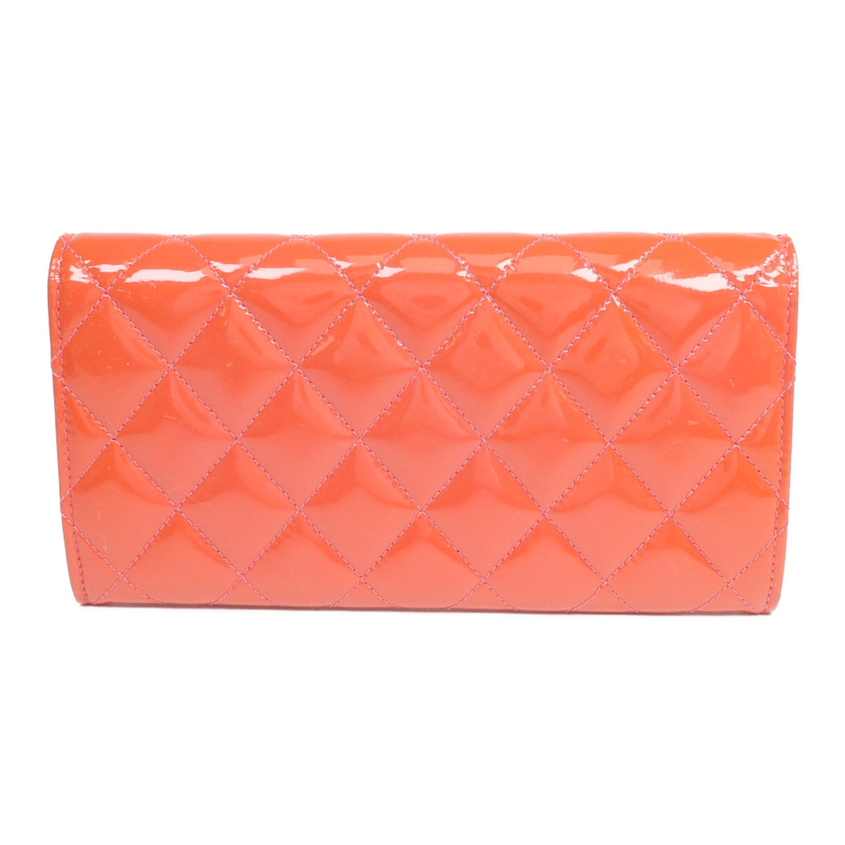 CHANEL Long Wallet · Patent Leather