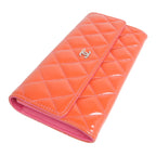 CHANEL Long Wallet · Patent Leather