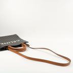 Celine Triomphe Cabas Vertical · Coated Canvas