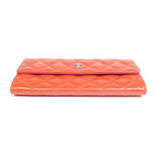 CHANEL Long Wallet · Patent Leather
