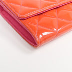 CHANEL Long Wallet · Patent Leather