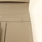 Hermès Bearn Compact · Gris Asphalte Epsom