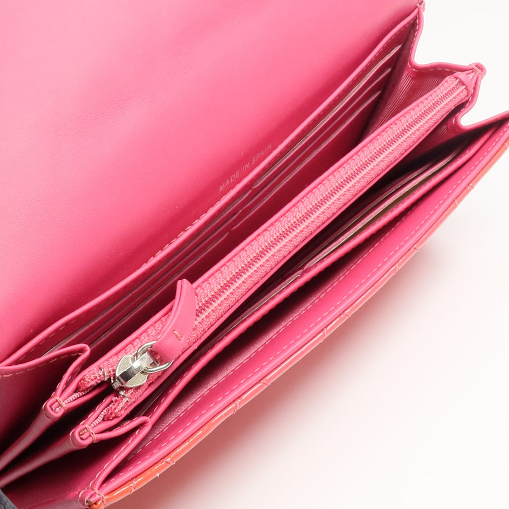 CHANEL Long Wallet · Patent Leather