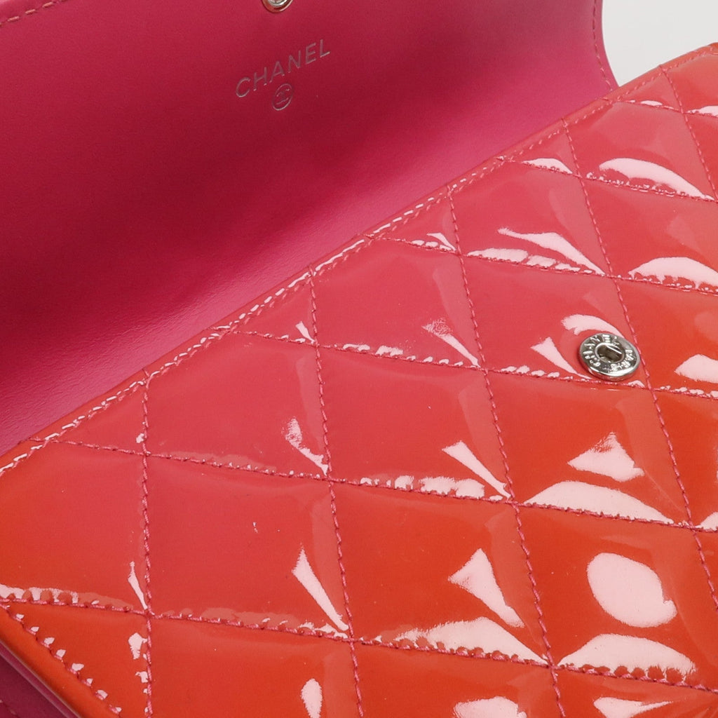 CHANEL Long Wallet · Patent Leather