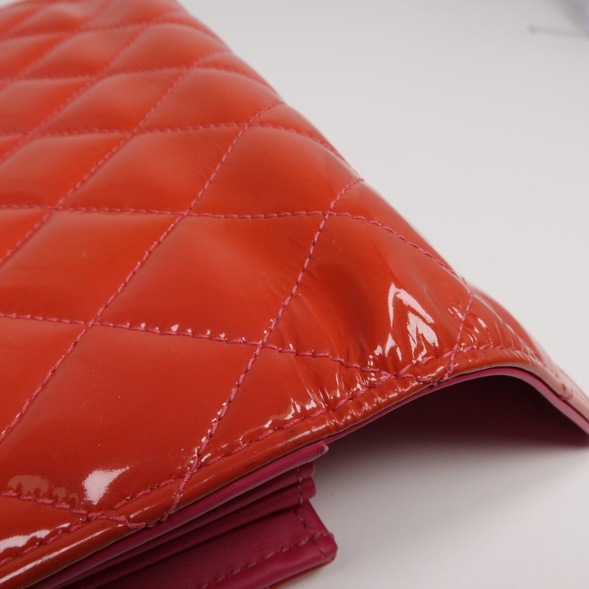 CHANEL Long Wallet · Patent Leather
