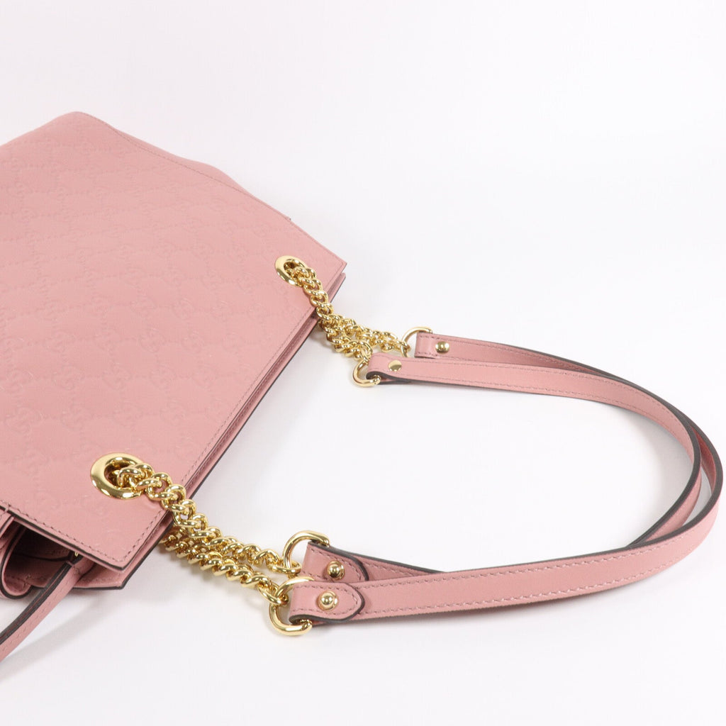 Gucci Guccissima · Chain Tote · Calfskin