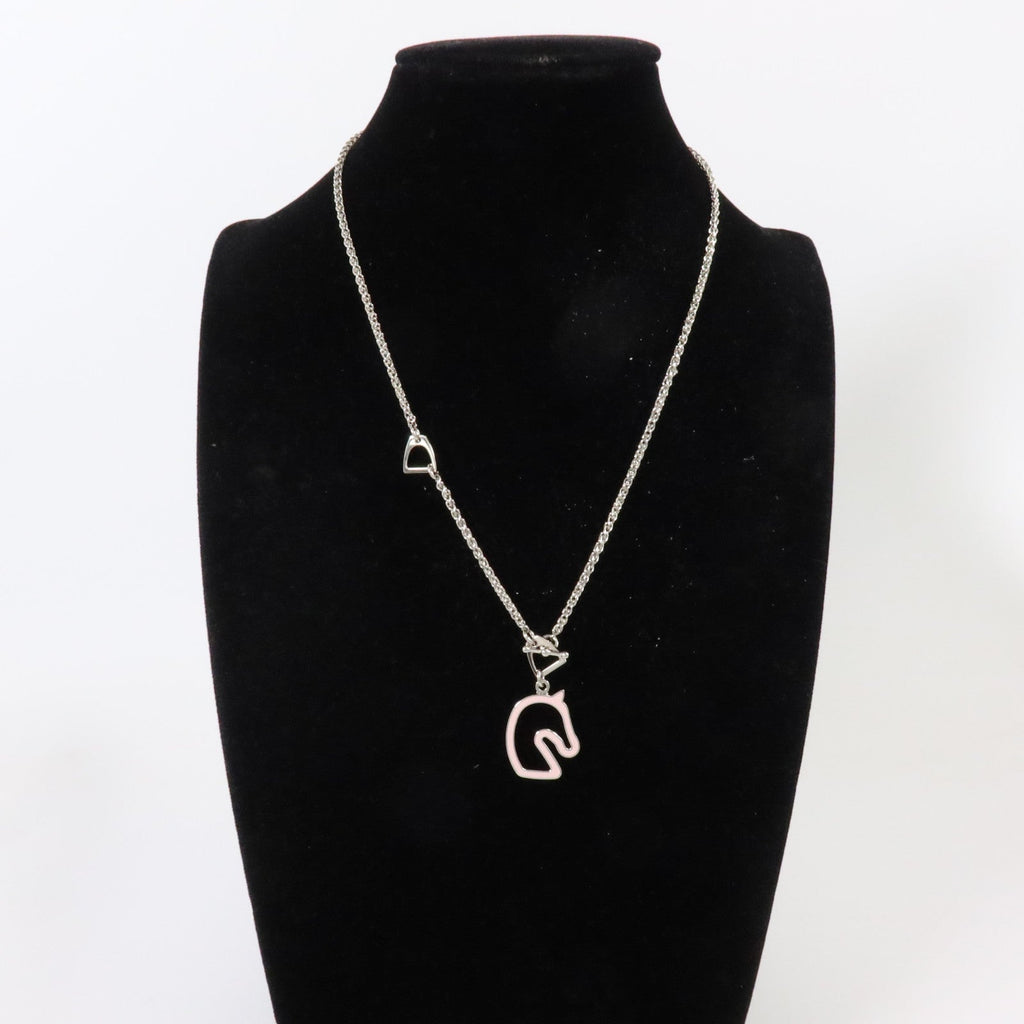 Hermès Tonnerre · Enamel Necklace