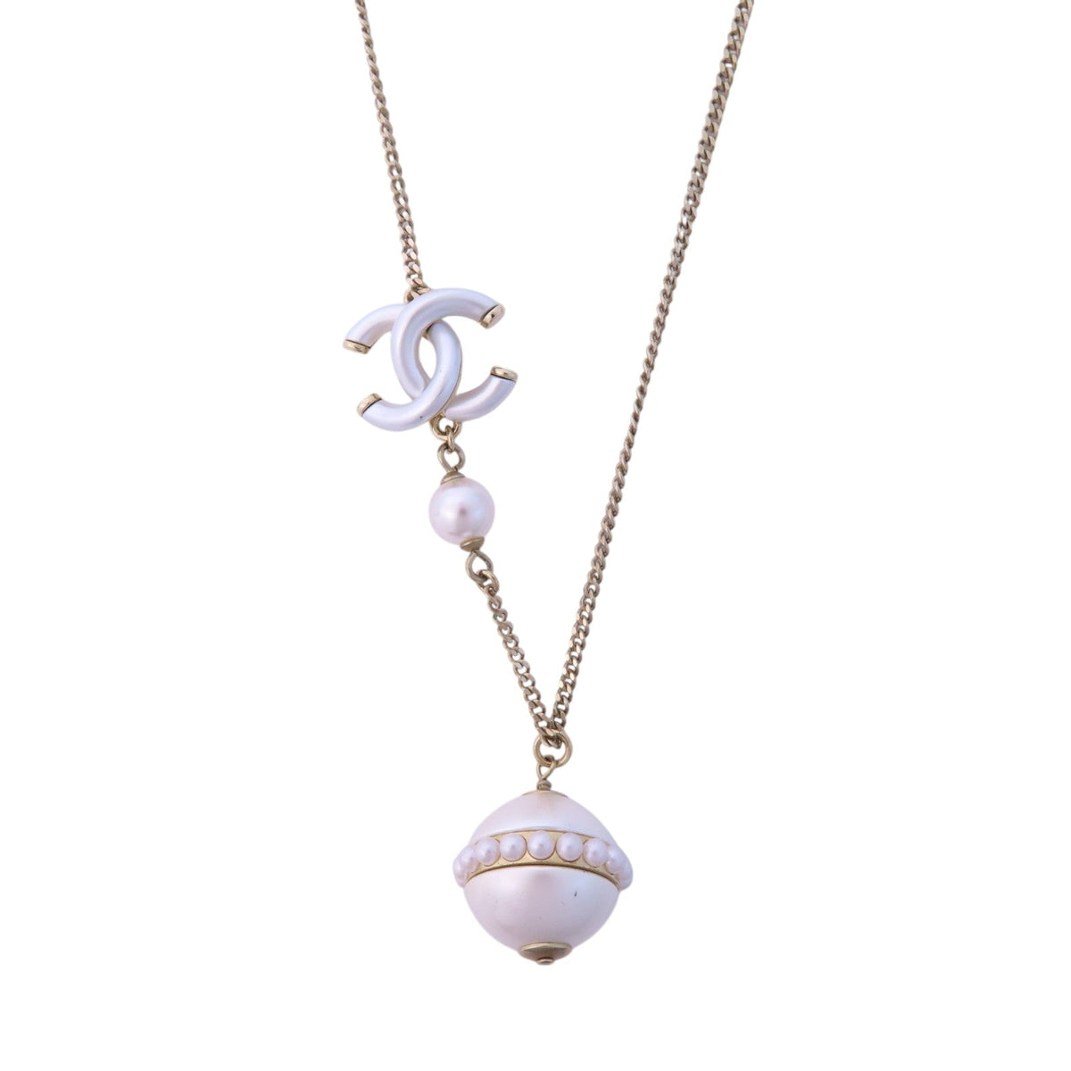 CHANEL CC Necklace · Metal & PVC