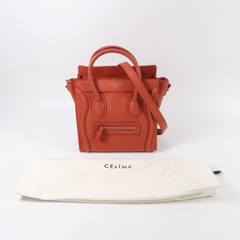 Celine Nano Luggage · Calfskin