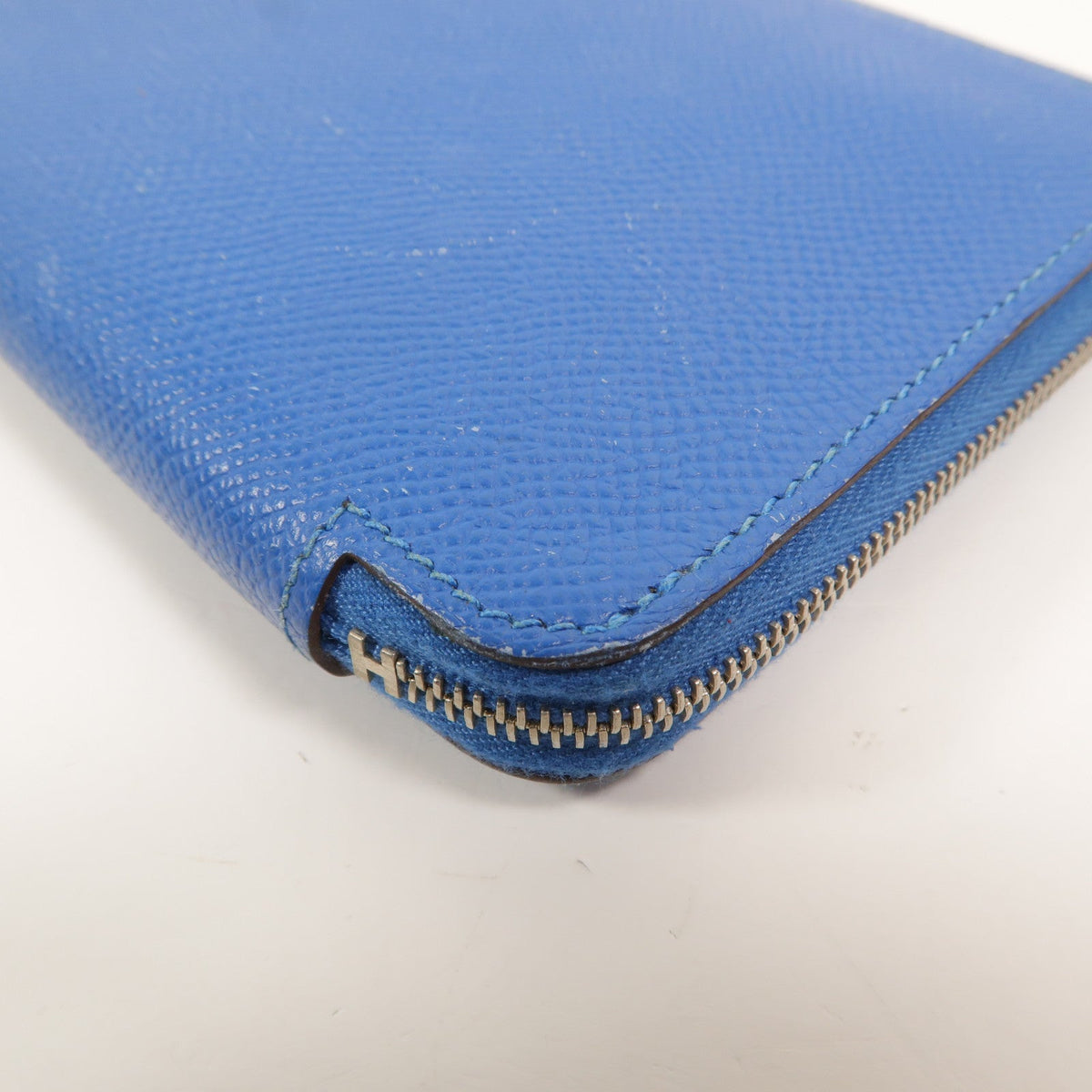 Hermès Silk'in · Veau Epsom · Bleu Hydra