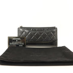 Chanel CC Long Wallet · Calfskin
