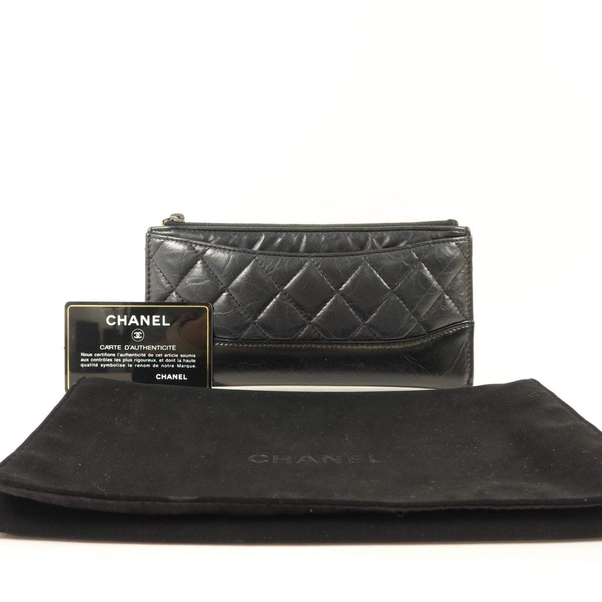 Chanel CC Long Wallet · Calfskin