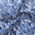 Men's Hawaiian Shirt Voyage of Discovery Print Cotton Button-down Short Sleeve Aloha Shirt