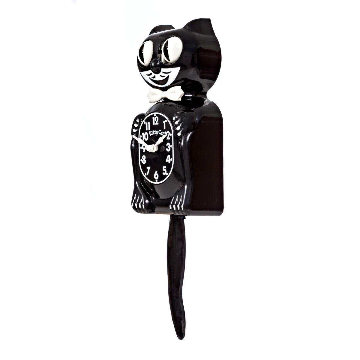 Classic Black Kitty-Cat Klock (12.75" high)