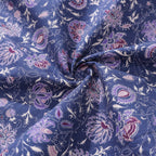 Men's Hawaiian Shirt Mystic Flowers Print Cotton Button-down Short Sleeve Aloha Shirt