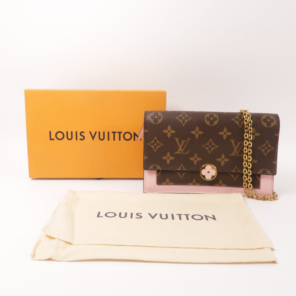 Louis Vuitton Flore Chain Wallet · Monogram