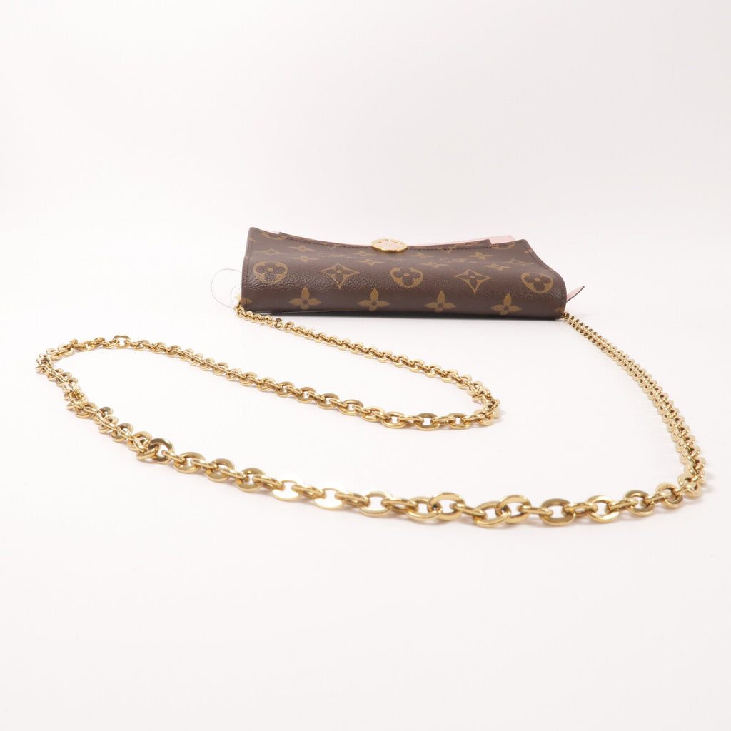 Louis Vuitton Flore Chain Wallet · Monogram