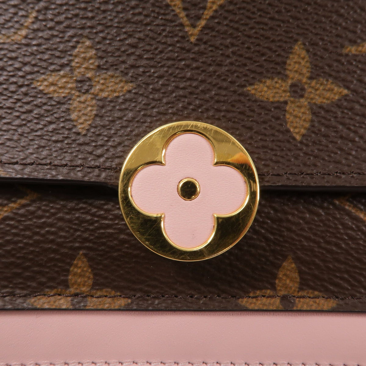 Louis Vuitton Flore Chain Wallet · Monogram