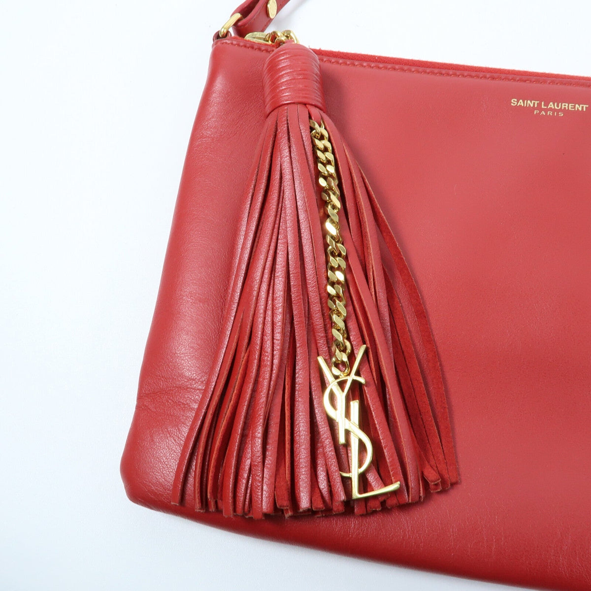 Saint Laurent YSL Calfskin Shoulder Bag