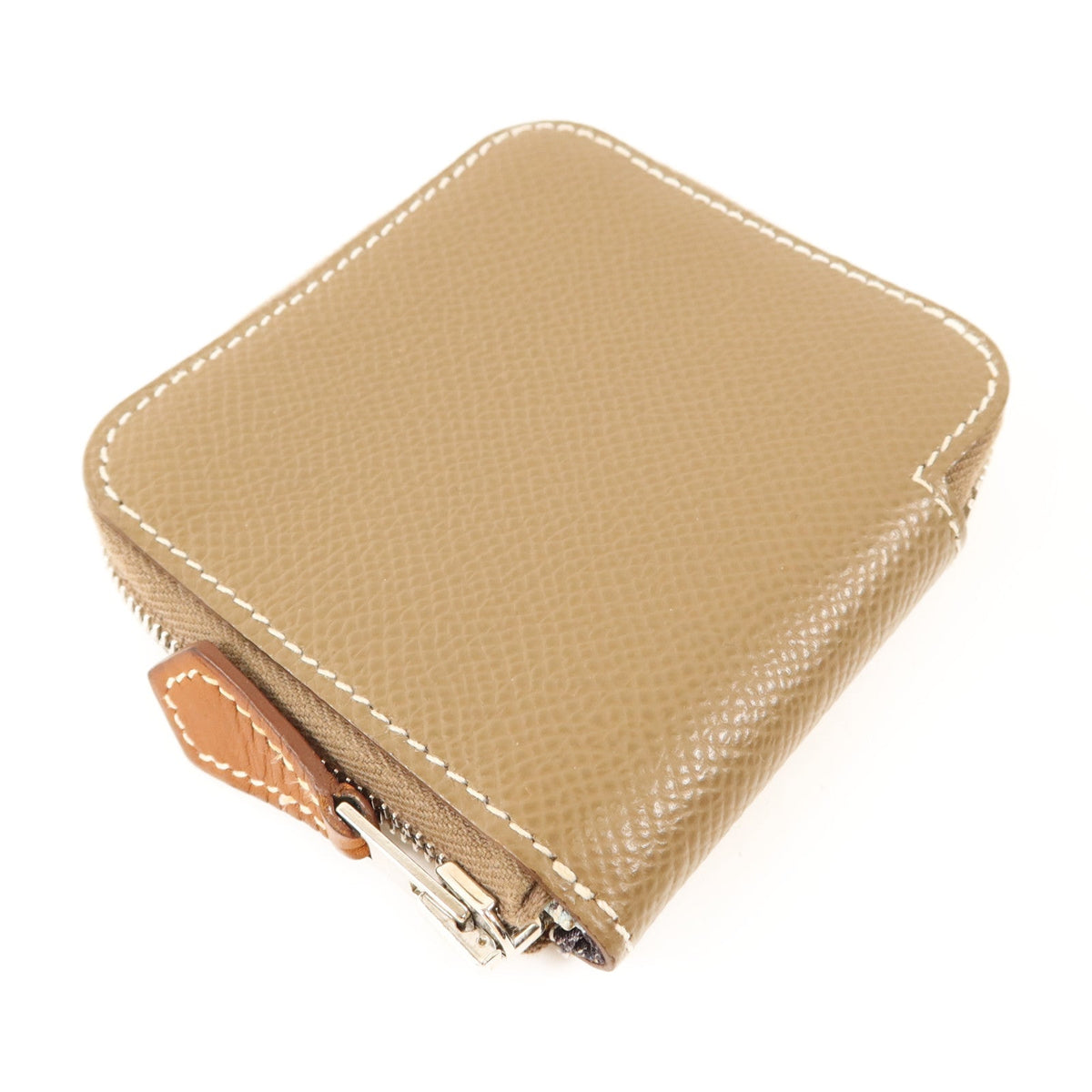 Hermès Silk In Compact · Epsom · Étoupe