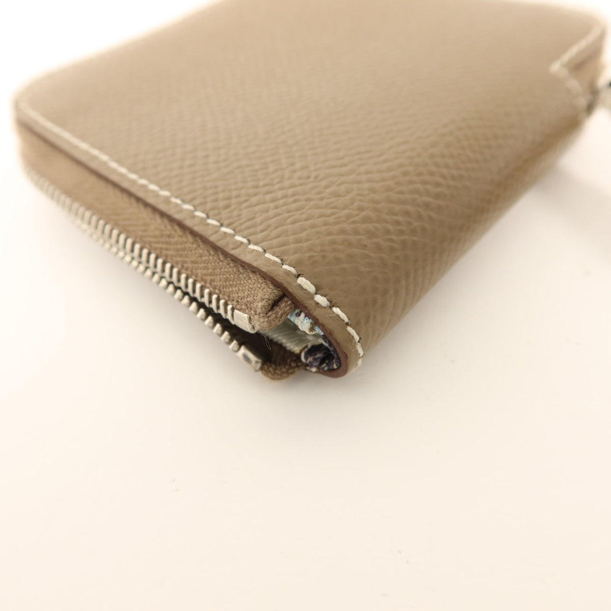 Hermès Silk In Compact · Epsom · Étoupe