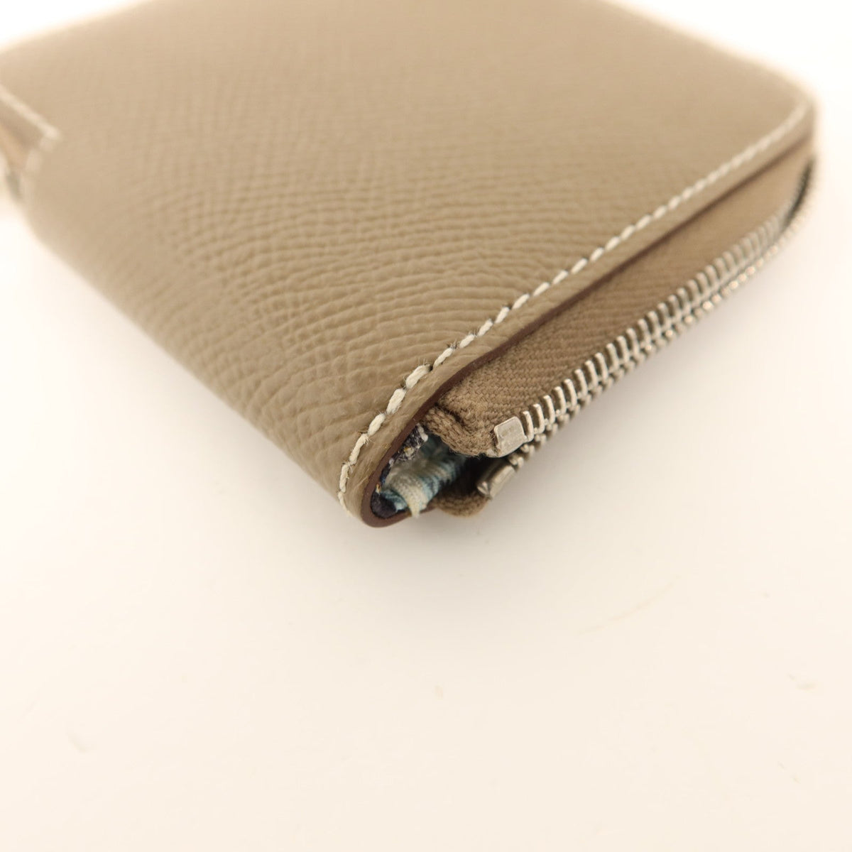 Hermès Silk In Compact · Epsom · Étoupe