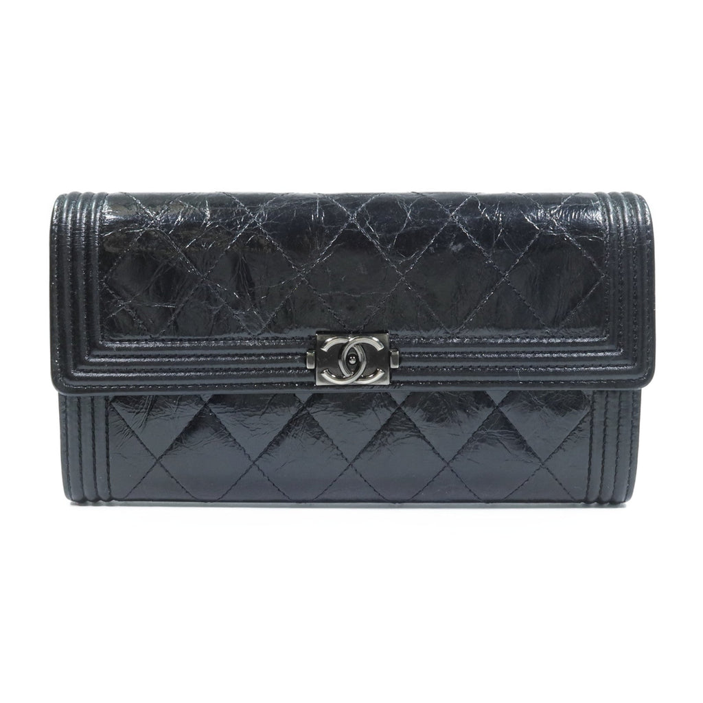 Chanel Boy · Long Wallet · Calfskin