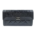 Chanel Boy · Long Wallet · Calfskin
