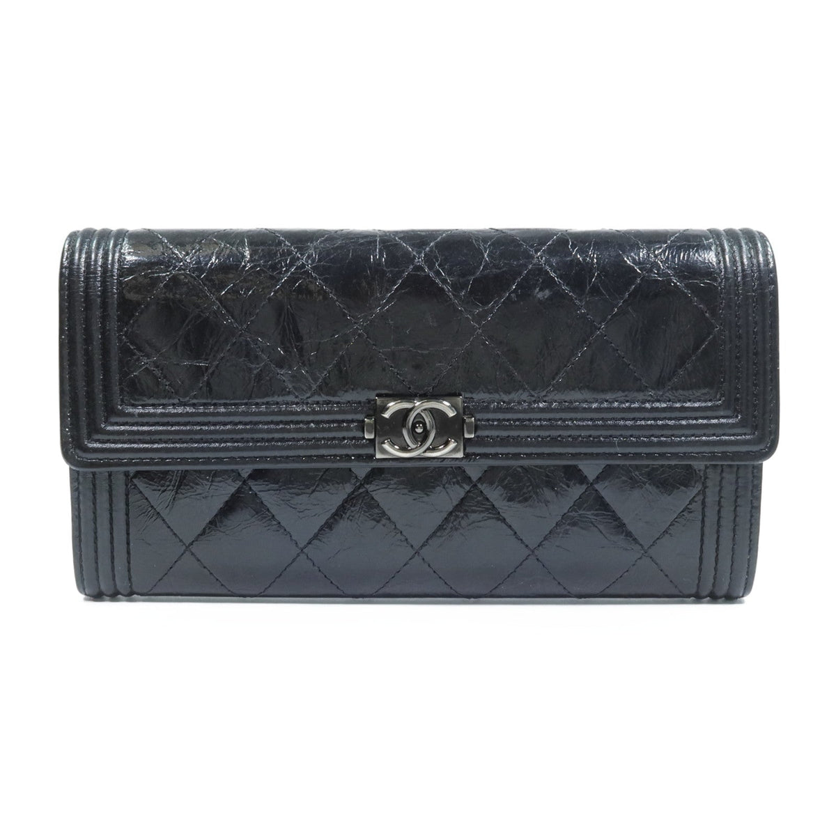 Chanel Boy · Long Wallet · Calfskin