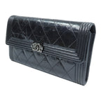 Chanel Boy · Long Wallet · Calfskin