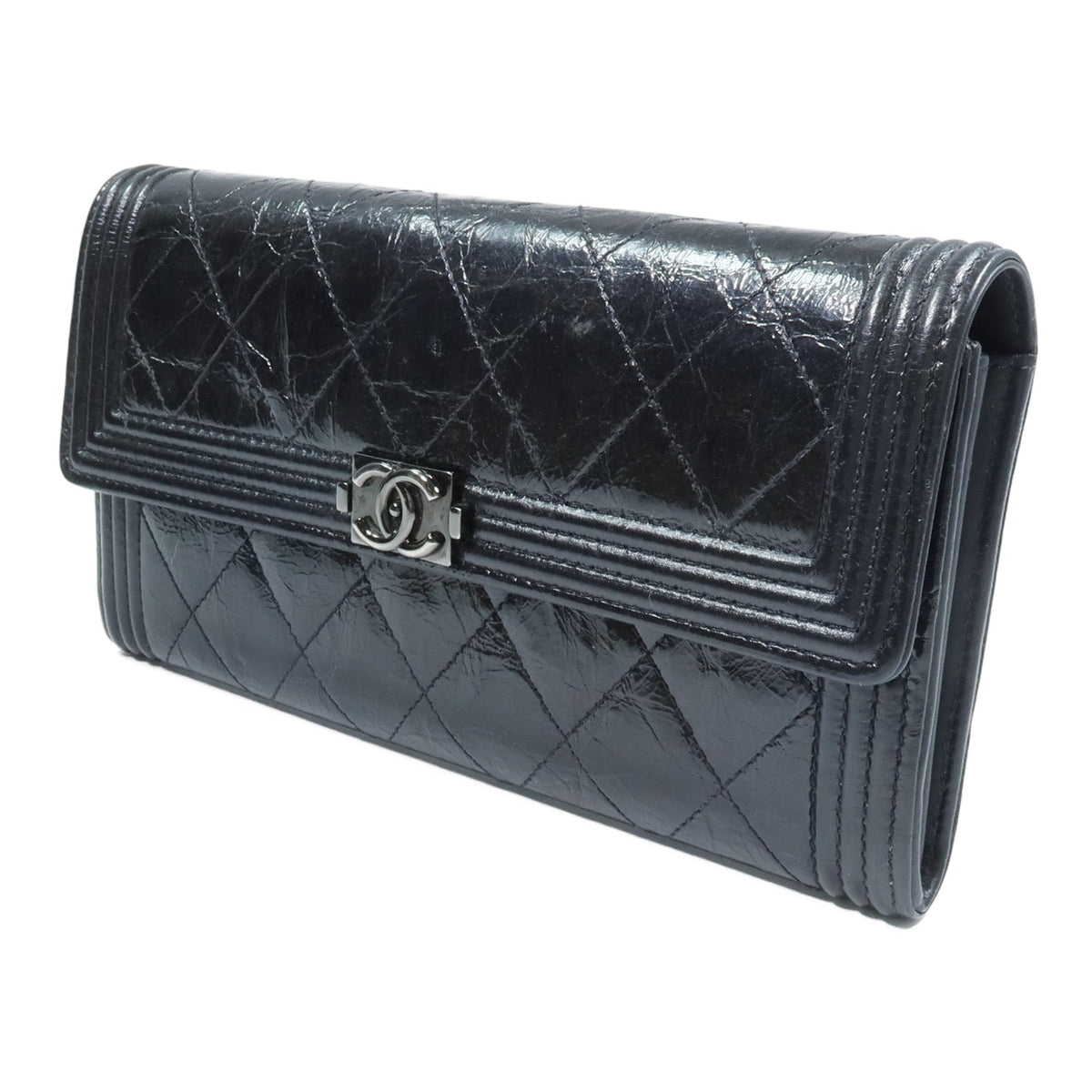 Chanel Boy · Long Wallet · Calfskin