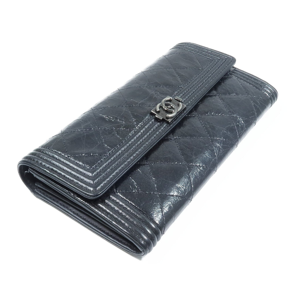 Chanel Boy · Long Wallet · Calfskin