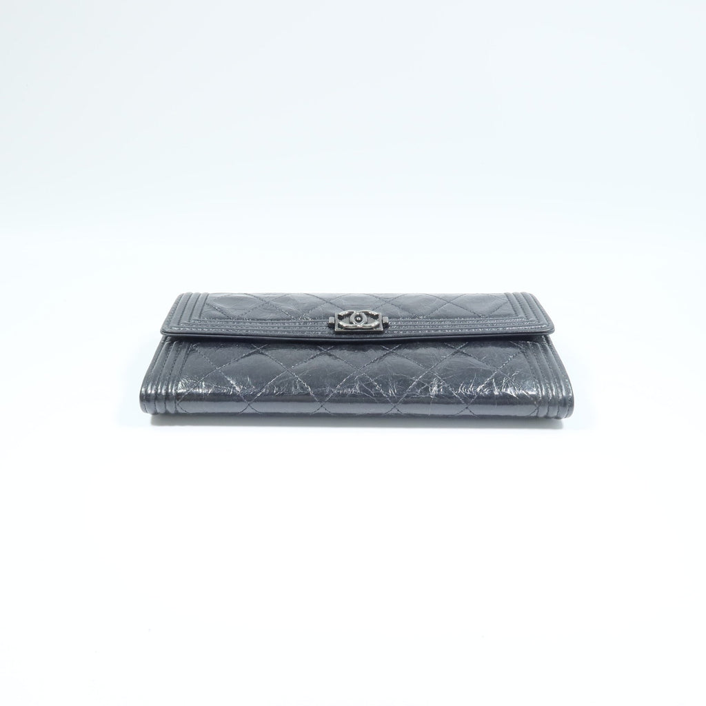Chanel Boy · Long Wallet · Calfskin