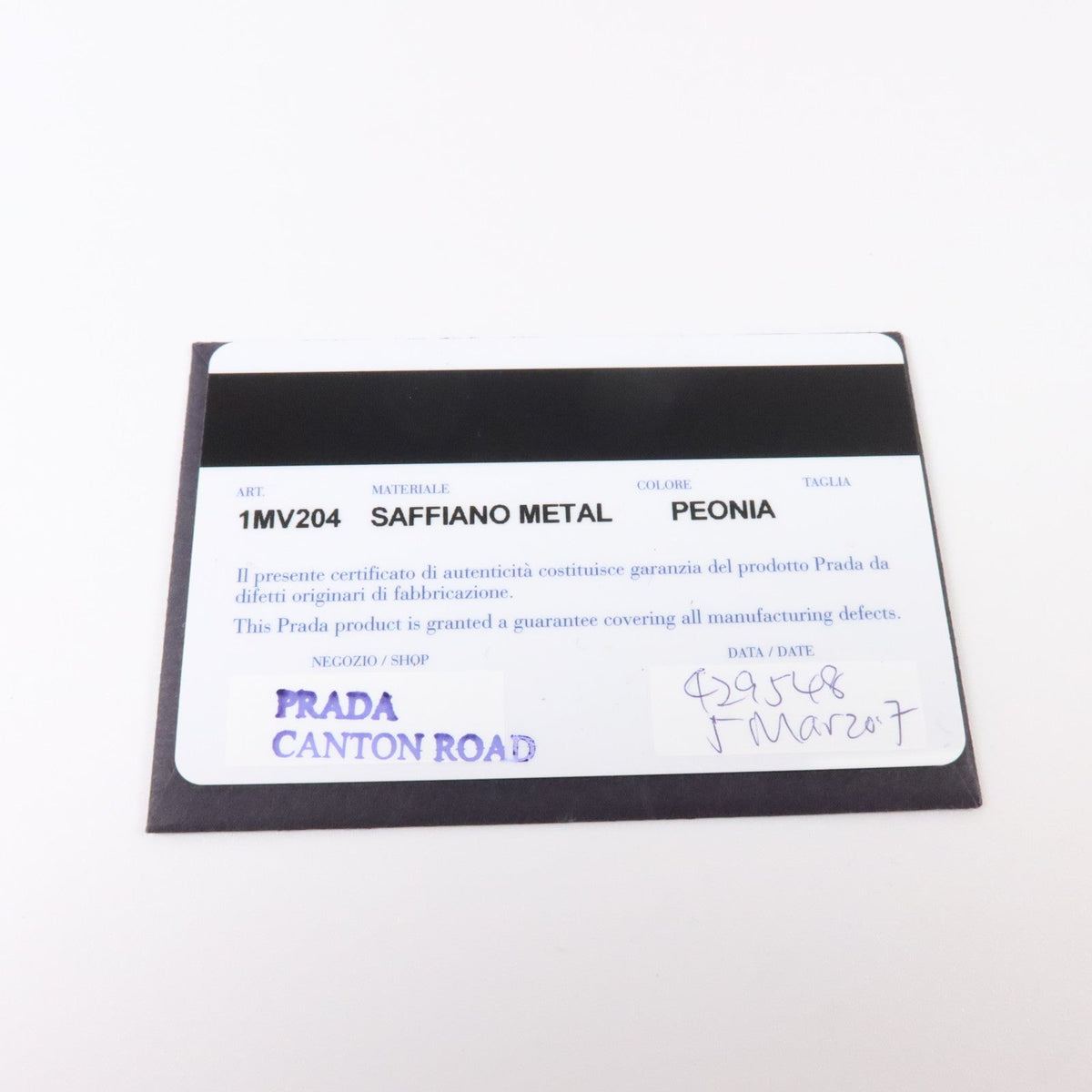 Prada · Saffiano Leather Wallet