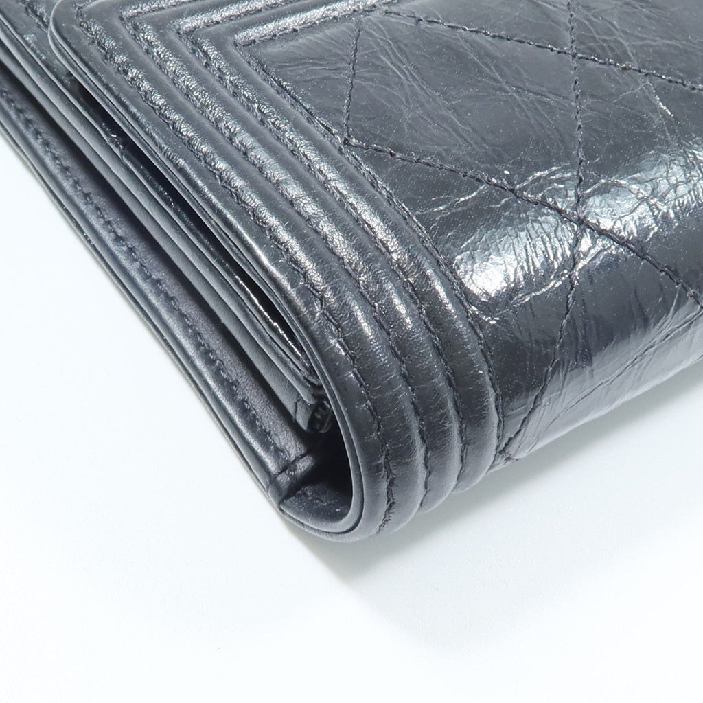 Chanel Boy · Long Wallet · Calfskin