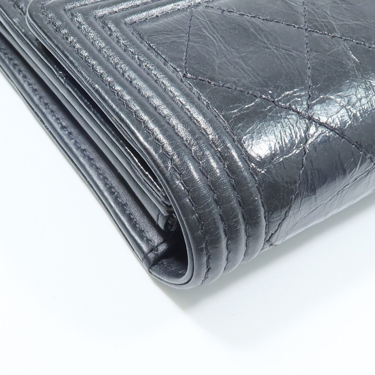 Chanel Boy · Long Wallet · Calfskin