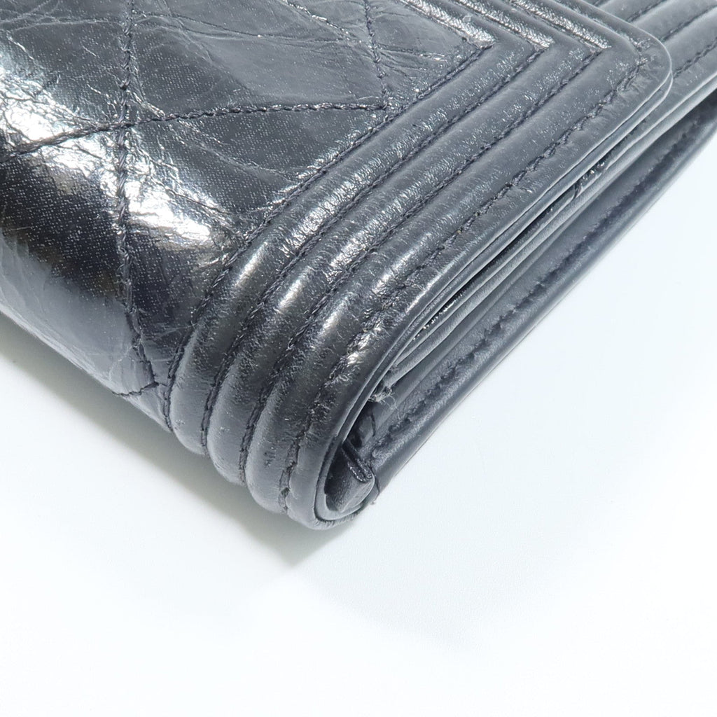 Chanel Boy · Long Wallet · Calfskin