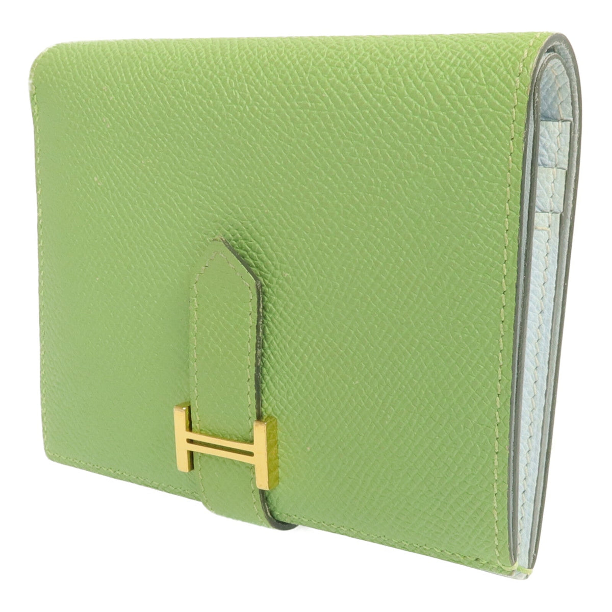 Hermès Bearn · Veau Epsom · Vert Criquet
