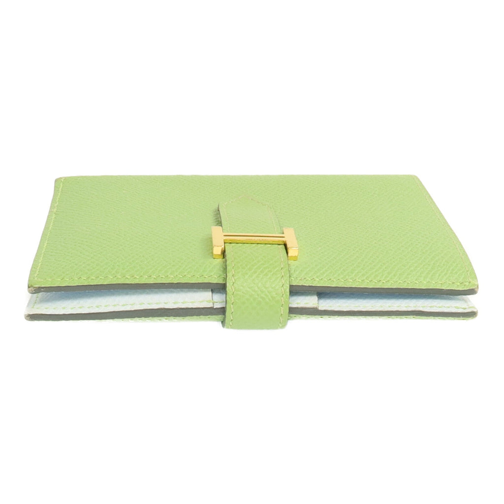 Hermès Bearn · Veau Epsom · Vert Criquet