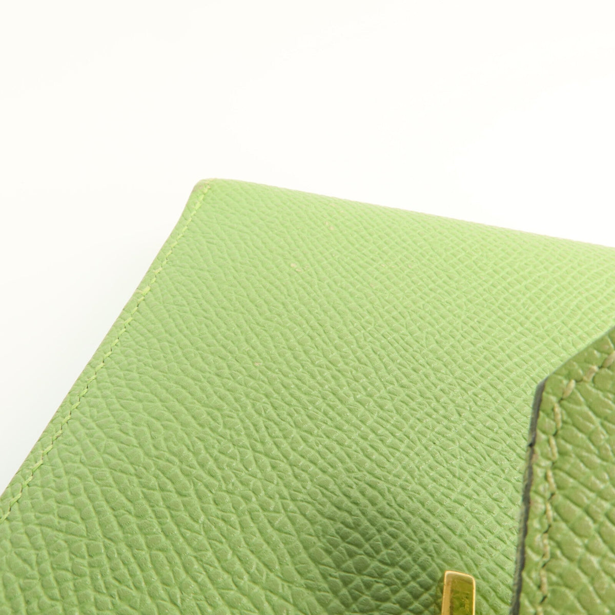 Hermès Bearn · Veau Epsom · Vert Criquet