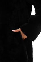 The Noctura Reversible Hooded Shearling Leather Jacket