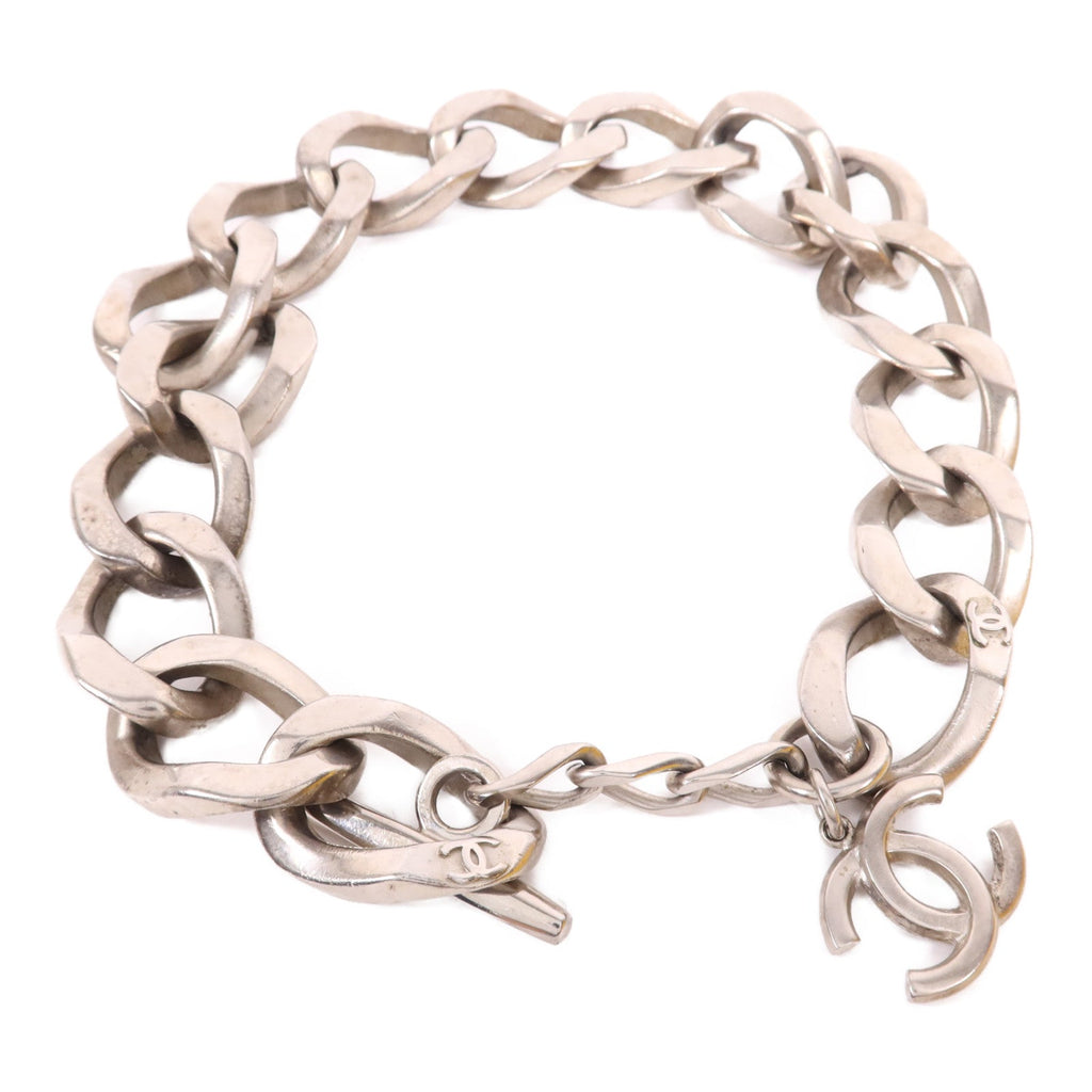 CHANEL CC Choker · Silver Metal