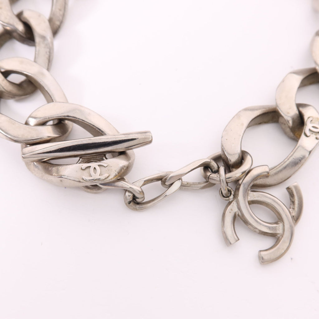 CHANEL CC Choker · Silver Metal