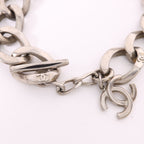 CHANEL CC Choker · Silver Metal