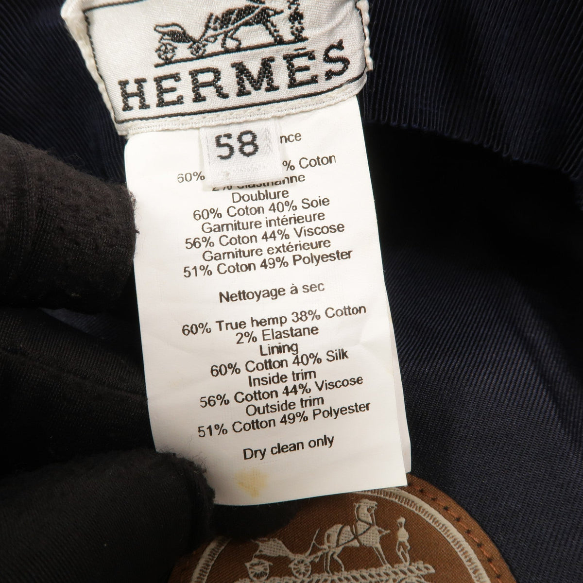 Hermès Canvas Hat