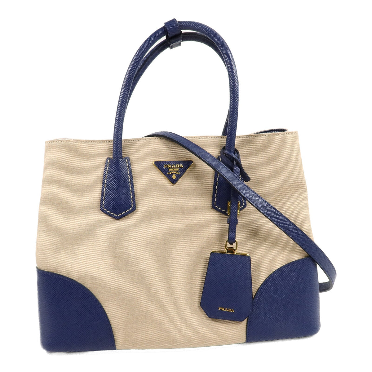 Prada · Calfskin & Canvas