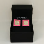 Chanel CC Earrings · Enamel