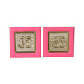 Chanel CC Earrings · Enamel