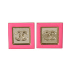Chanel CC Earrings · Enamel