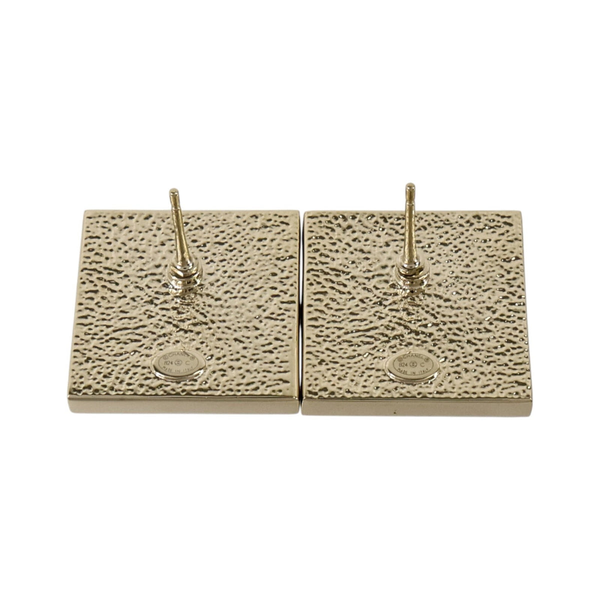 Chanel CC Earrings · Enamel